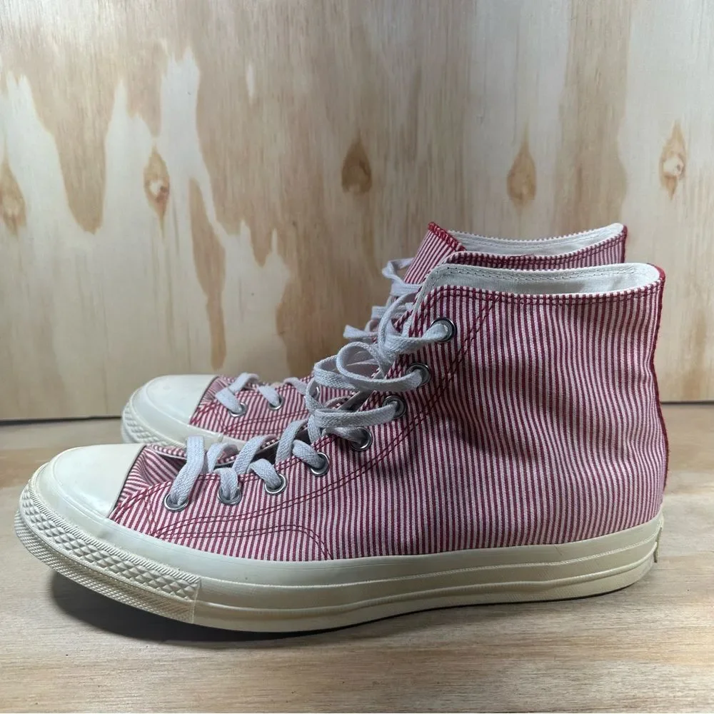 Converse Red and White High-Tops Men’s Size 11 - Picture 9 of 9
